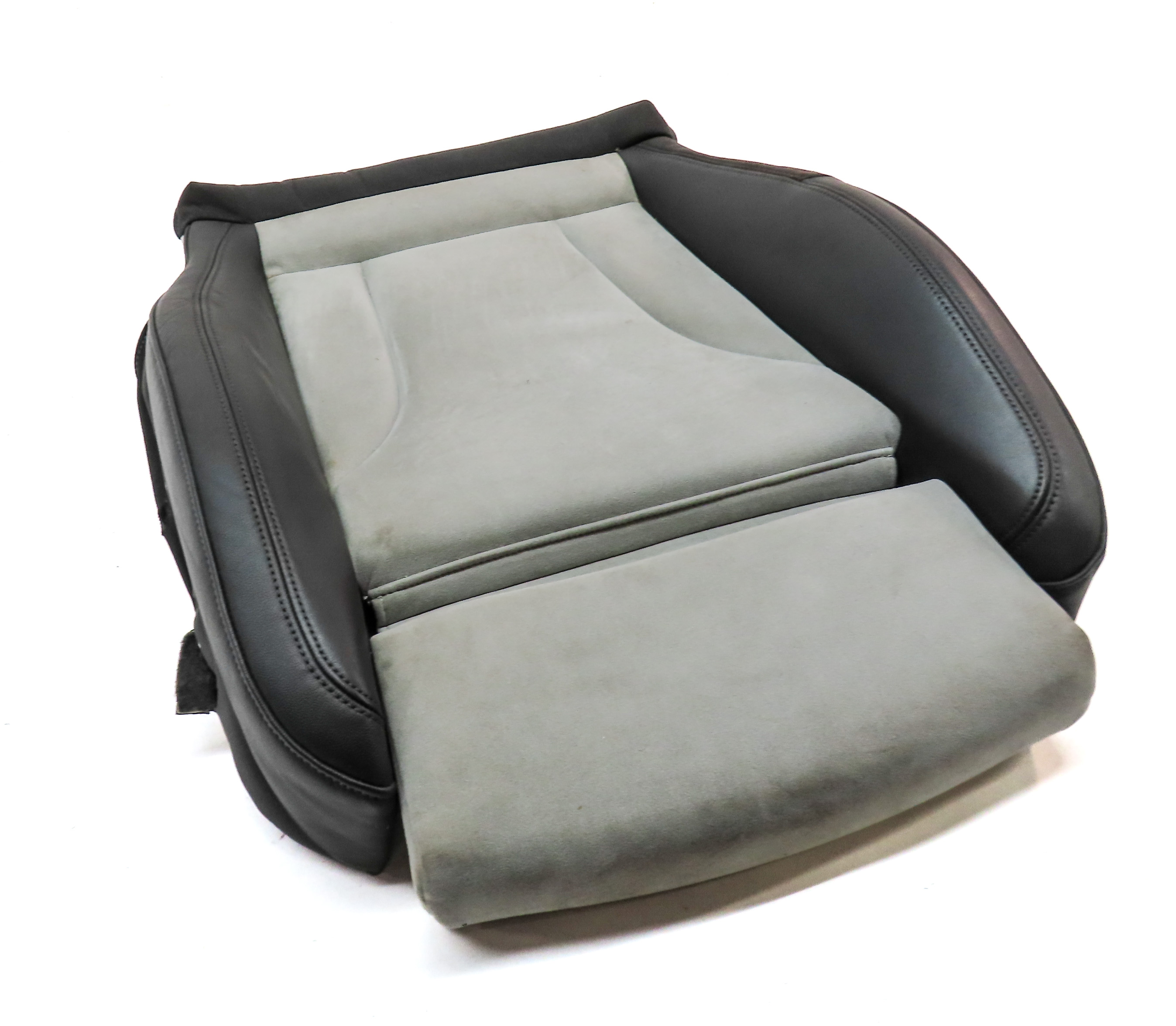 15 AUDI SQ5 B8 8R RIGHT PASSENGER LOWER SPORT MEMORY HEATED SEAT CUSHION(Silver) — exact item pictured